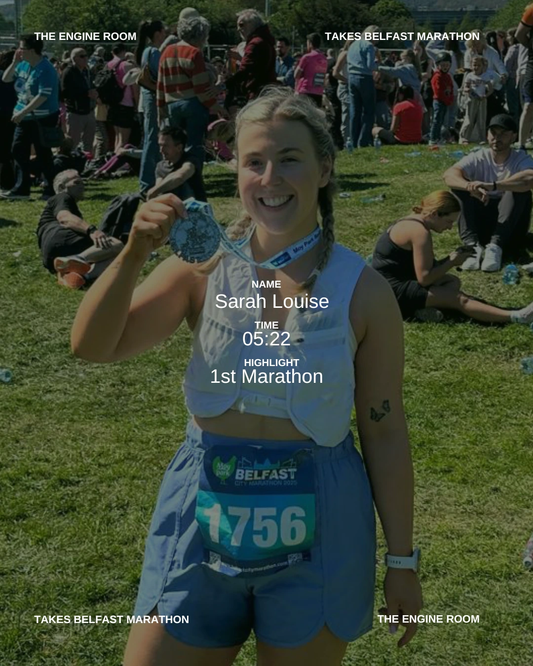 Sarah Louise completed Belfast Marathon