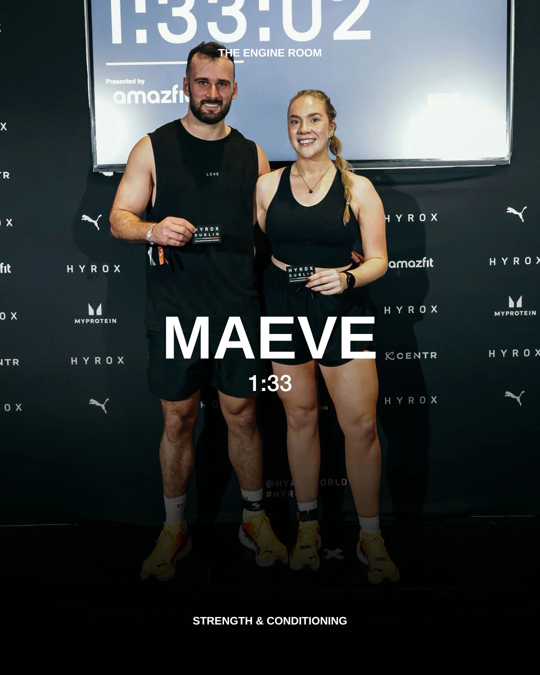 Maeve completed Dublin hyrox