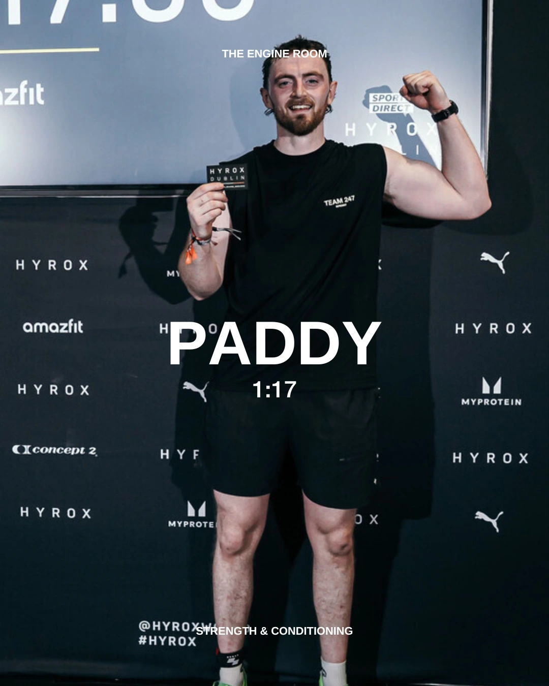 Paddy completed Dublin hyrox