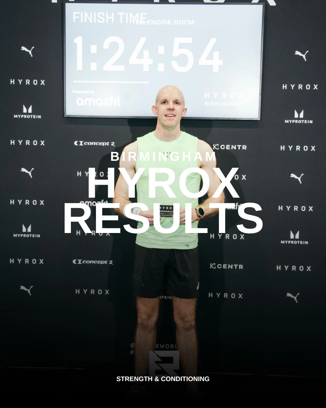 Ronan completed Birmingham hyrox